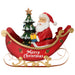 Santa & The Red Sleigh
Product description:
Measurements: - 53x23x44 cm
Functions:      - Led light
Color: - Multi Color 