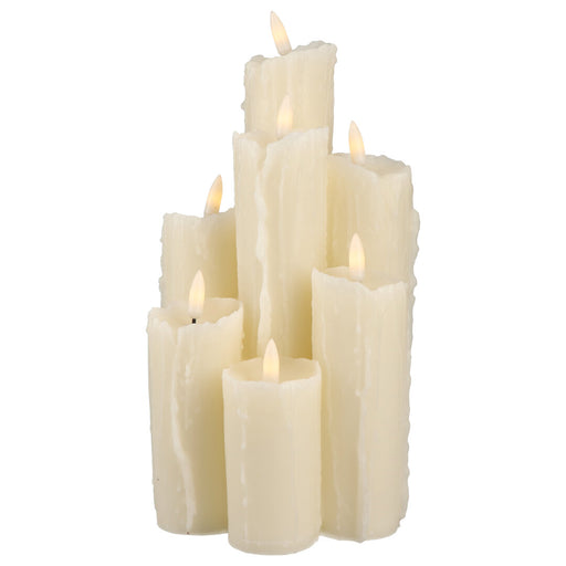 Candles No. 7Product description:Measurements: - 16x15,5 cmFunctions:      - Led lightColor: - Ivory