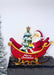 Santa & The Red Sleigh
Product description:
Measurements: - 53x23x44 cm
Functions:      - Led light
Color: - Multi Color 